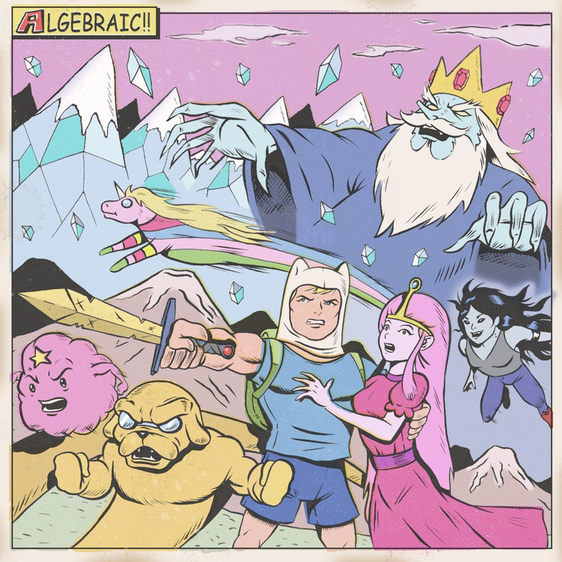 Illustration for article titled What if Adventure Time and Futurama were retro comic books?